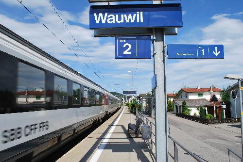 S-Bahn-Haltestelle Wauwil